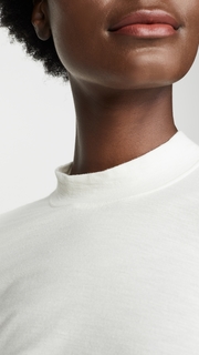 James Perse Rib Sleeve Blouson Dress