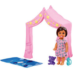 Игровой набор с мини-куклой Barbie "Скиппер няня" Игра с малышом Mattel