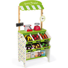 Мини-магазин Janod Green Market, 32 предмета