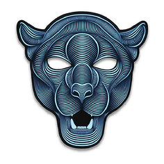 Cветовая маска GeekMask "Jaguar", со звуком