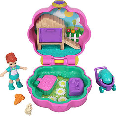 Игровой набор Polly Pocket Smart Stick, розовый цветок Mattel