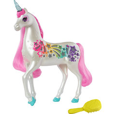 Игровая фигурка Barbie Dreamtopia Сверкающий единорог Спаркл с волшебными волосами Mattel