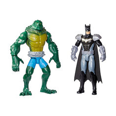 Набор игровых фигурок Dc Super Heroes "Миссия Бэтмена" Бэтмен и Киллер Крок Mattel
