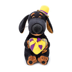 Мягкая игрушка Budi Basa Собака Ваксон с сердцем, 25 см