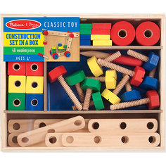 Деревянный конструктор Melissa & Doug, 48 деталей