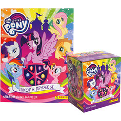 Альбом My Little Pony 2019+Бокс с наклейками (50 пакетиков в боксе) Panini