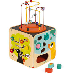 Развивающий куб Janod, с комплектом игр