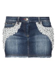 Джинсовая юбка Philipp Plein
