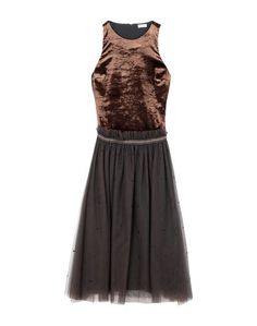 Платье длиной 3/4 Brunello Cucinelli
