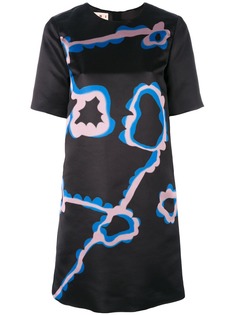 Marni платье А-образного силуэта с абстрактным цветочным принтом