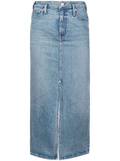 Proenza Schouler джинсовая юбка прямого кроя PSWL