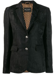 Etro жаккардовый блейзер