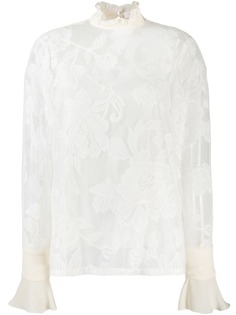 See By Chloé блузка из цветочного кружева