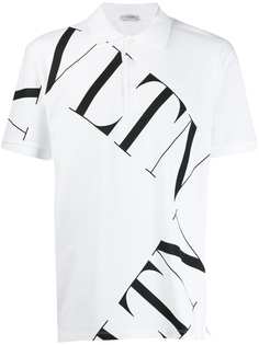 Valentino рубашка-поло с логотипом VLTN