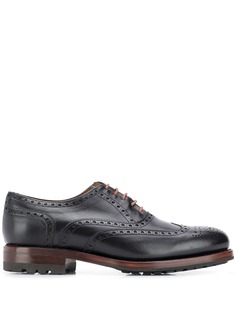 Berwick Shoes декорированные туфли с брогированием
