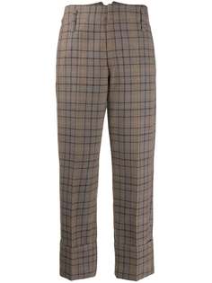 Brunello Cucinelli укороченные брюки в клетку