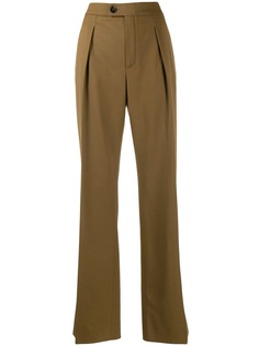 Chloé расклешенные брюки строгого кроя