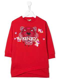 Kenzo Kids платье с вышивкой