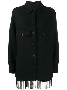 Woolrich куртка на пуговицах со вставкой в полоску