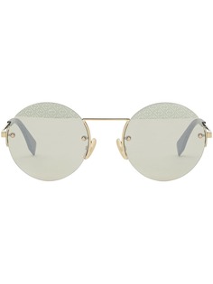 Fendi Eyewear солнцезащитные очки в круглой оправе