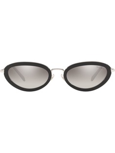 Miu Miu Eyewear солнцезащитные очки в оправе кошачий глаз