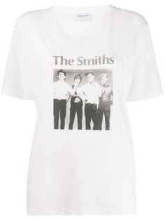 Saint Laurent футболка с принтом The Smiths
