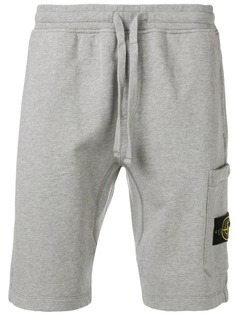 Stone Island спортивные шорты из джерси