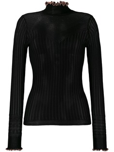 Rag & Bone топ Breanne с высоким воротником
