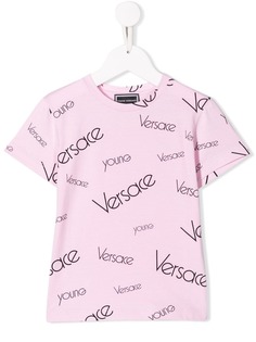 Young Versace футболка со сплошным принтом