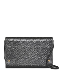 Burberry сумка с монограммой и съемным ремешком