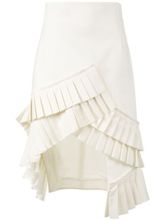 Jacquemus асимметричная юбка с плиссировкой