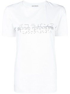 Paco Rabanne embellished logo T-shirt