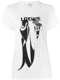 Loewe футболка с принтом