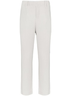 Homme Plissé Issey Miyake плиссированные брюки прямого кроя