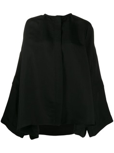 Jil Sander блузка оверсайз с длинными рукавами