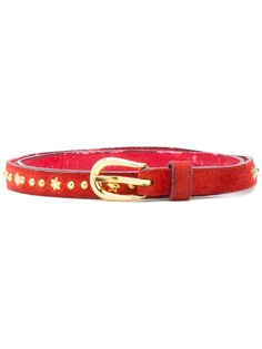 Yves Saint Laurent Pre-Owned ремень с заклепками в виде звезд