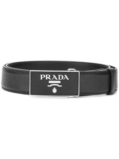 Prada ремень с пряжкой и логотипом