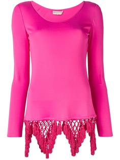 Emilio Pucci топ с кисточками