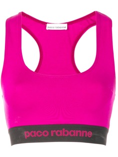 Paco Rabanne топ с логотипом