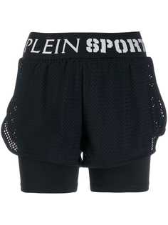 Plein Sport шорты с логотипом на поясе