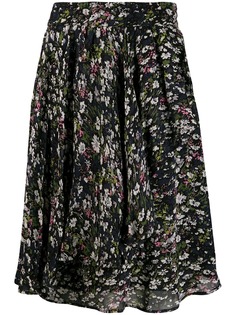 Ganni юбка с цветочным принтом