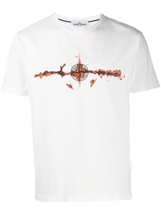 Stone Island футболка с принтом