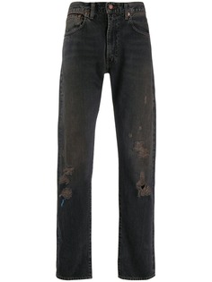 Levis Vintage Clothing джинсы прямого кроя с эффектом потертости