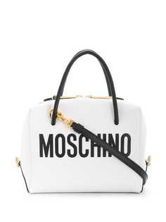 Moschino маленькая сумка-тоут с логотипом