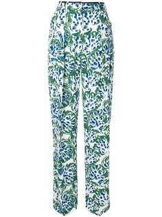 Victoria Victoria Beckham пижамные брюки с цветочным узором