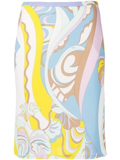 Emilio Pucci мини-юбка Hanami с принтом