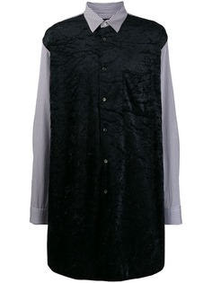 Comme Des Garçons Homme Plus длинная рубашка в полоску