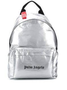 Palm Angels маленький рюкзак с эффектом металлик