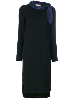 Marni платье шифт с шарфом