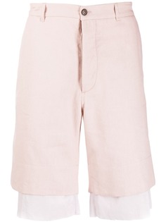 Ann Demeulemeester шорты с многослойным краем